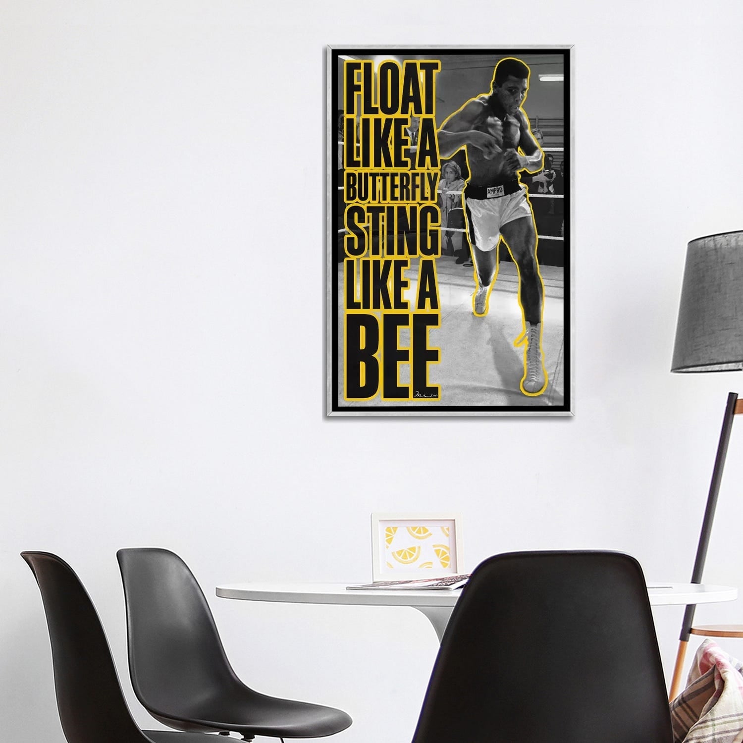 ICanvas "Float Like A Butterfly Sting Like A Bee" By Muhammad Ali ...